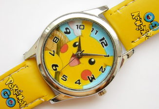 Pokemon часы ярко-желтые и веселые, фото №3