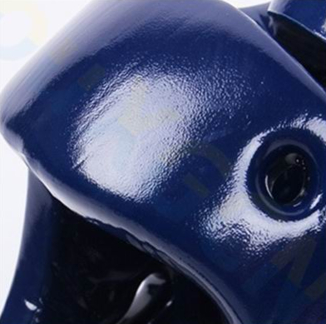 Шлем для карате тхэквондо единоборства с пластиковой маской, фото №5