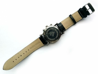 EON 1962 часы из США 4 циферблата хронометр кожа дата Wr50m, photo number 11