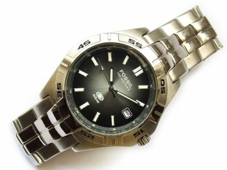 Fossil Special Edition мужские часы из США WR330ft дата сталь, numer zdjęcia 6