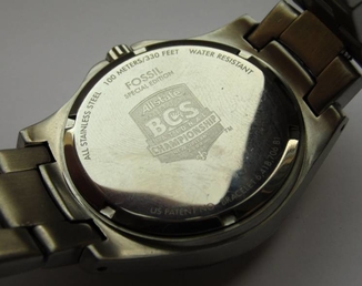 Fossil Special Edition мужские часы из США WR330ft дата сталь, numer zdjęcia 10