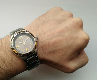 Guess Waterpro мужские часы из США с датой и поворотным безелем, фото №5