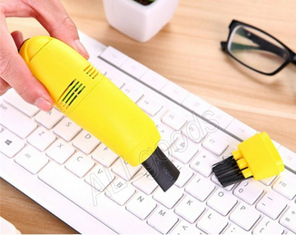 Пылесос USB для клавиатуры Желтый, фото №3