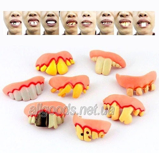 Зубы вставные смешные, челюсть (отп 10 шт), photo number 2