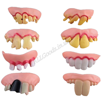 Зубы вставные смешные, челюсть (отп 10 шт), photo number 6