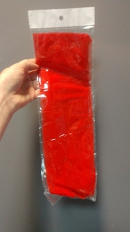 Перчатки фатиновые длинные Красные (p1030-red), numer zdjęcia 4