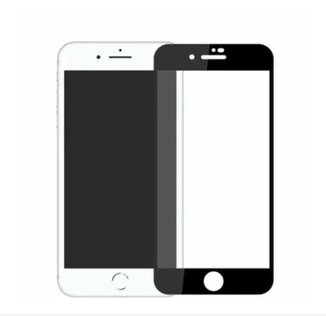 Стекло закаленное защитное на Iphone 7, Iphone 8 Черная рамка, фото №2