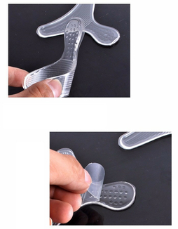 Накладки силиконовые на обувь от натирания пяток (InsolesT-clear), photo number 4