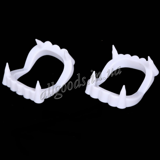 Зубы вампира вставные белые (Vampire-teeth-white), фото №3