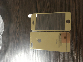 Стекло защитное на iPhone 5, 5S, 5с, SE Серебро, фото №6