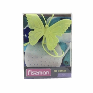 Сито для заваривания чая Fissman Бабочка силикон микс цветов 7519 F, photo number 2
