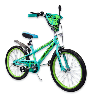 Велосипед детский 2-х колёсный 20&quot; 192033  Like2bike Sprint, зелёный, без тренировочных колёс, фото №2