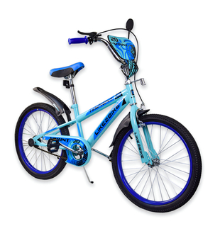 Велосипед детский 2-х колёсный 20&quot; 192034  Like2bike Sprint, голубой, без тренировочных колёс, фото №2