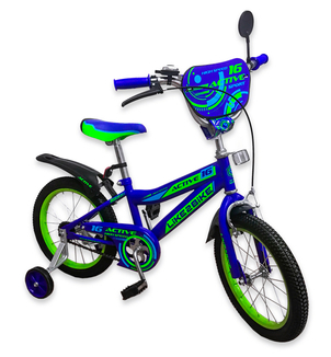 Велосипед детский 2-х колёсный 18&quot; 191825  Like2bike Active, синий, фото №2