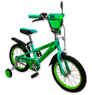 Велосипед детский 2-х колёсный 16&quot; 191633  Like2bike Sprint, зелёный, фото №2