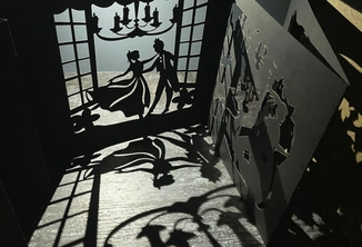 Волшебная подарочная Книга Театр теней сказка Золушка ShadowDelight, фото №2