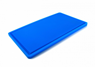 Доска разделочная HDPE с желобом, 500 * 300 * 18 мм, 6 противоскользящих ножек, синяя 113009NK, photo number 2
