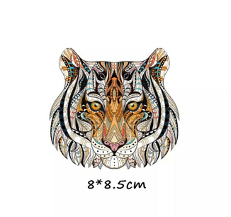 Термонаклейка Тигр этно 1 шт, фото №2