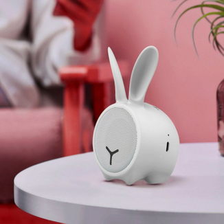 Портативная акустическая система BASEUS Chinese Zodiac Wireless Speaker Rabbit E06 White, фото №2