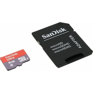 Карта памяти 8gb SanDisk ultra micro SD флешка +адаптер, numer zdjęcia 3