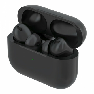Наушники епл AirPods PRO Original series copy 1:1 Black Touch +Pop Up +БЗ Bluetooth коробка с яблоком, фото №6