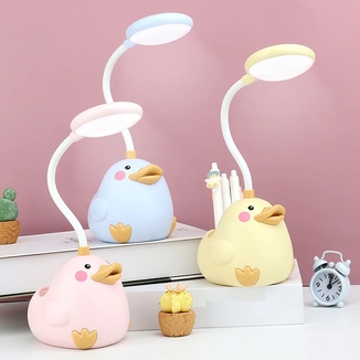 Детская настольная led лампа Утка Duck Lamp с подставкой, фото №2