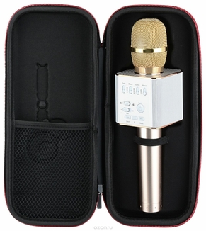 Микрофон Караоке Q9 Металлический корпус с чехлом, фото №4