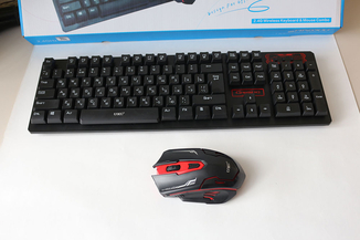 Беспроводная клавиатура + мышка HK6500, numer zdjęcia 3
