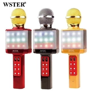 Микрофон Karaoke WS 1828 с FM-радио, USB, TF, microUSB, сменой голоса и подсветкой, numer zdjęcia 2