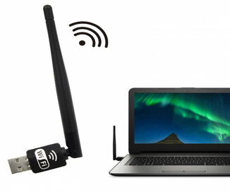 Беспроводной сетевой адаптер USB WI-FI WF 802.1IN, Скоростной 600 Mbps, мини адаптер с антенной, numer zdjęcia 5