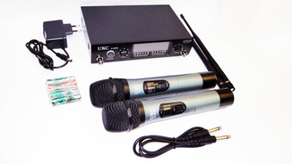 Радиосистема на 2 радиомикрофона UKC U-5000, numer zdjęcia 2
