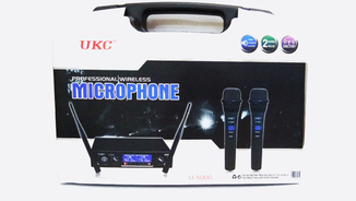 Радиосистема на 2 радиомикрофона UKC U-5000, фото №3