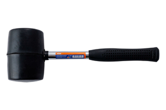Киянка Miol - 900 г х 90 мм черная резина, ручка металл (32-707), фото №4