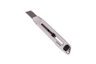Нож Intertool - 18 мм двойной фиксатор, металлический (HT-0512), фото №6