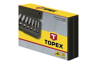 Набор просечек Topex - 9 шт. (3-12 мм) (03A490), numer zdjęcia 3