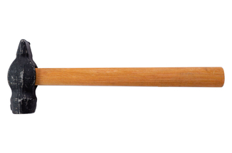Молоток ТМЗ - 800 г круглый бойок, ручка дерево (0211), фото №2