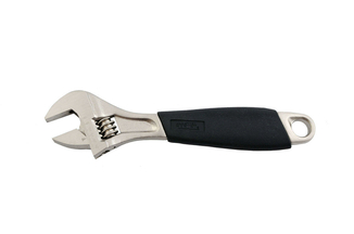 Ключ разводной Mastertool - 150 мм (0-20 мм), с обрезининной ручкой (76-0121), фото №2