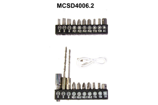 Отвертка аккумуляторная MPT - 4 В Li-Ion x 20 шт. (MCSD4006.2), photo number 6