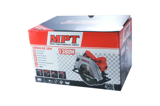 Пила дисковая MPT - 1380 Вт x 185 мм (MCS1803), photo number 5