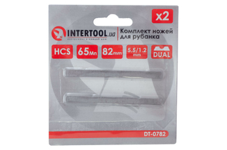 Нож для рубанка Intertool - 82 мм (2 шт.) (DT-0782), фото №4