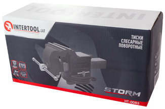 Тиски поворотные Intertool - 100 мм Storm (HT-0085), numer zdjęcia 5