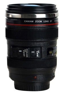Термочашка с линзой в форме объектива Caniam (Canon) EF 24-105, фото №5