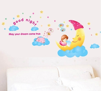 Интерьерная наклейка на стену Детская - Сладкие сны AY1907, фото №2