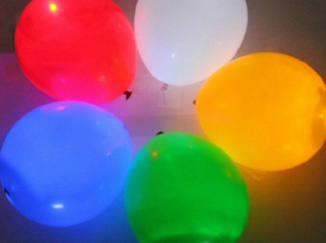 Воздушные шарики с LED подсветкой (набор 5шт), фото №2