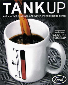Кружка чашка Бензоколонка (TANK UP), фото №3