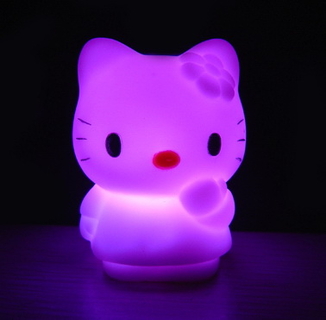 Мини светильник хамелеон Hello Kitty, минисветильник, фото №3