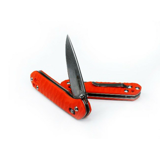 Нож складной Ganzo G717 оранжевый, фото №4