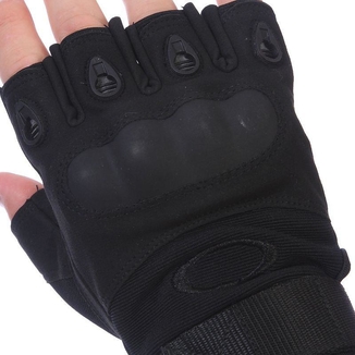 Тактические перчатки Oakley (Беспалый). - Black XL (oakley-black-xl), фото №7