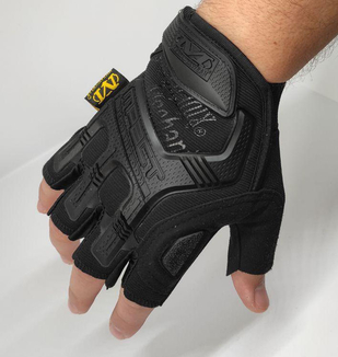 Тактические перчатки Mechanix (Беспалый). -Black (m-pact1-black), фото №2