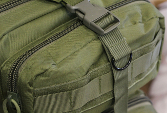 Тактический (городской) рюкзак Oxford 600D с системой M.O.L.L.E на 40 литров Olive (ta40 олива), фото №11